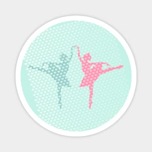 Pastel Ballerinas Magnet